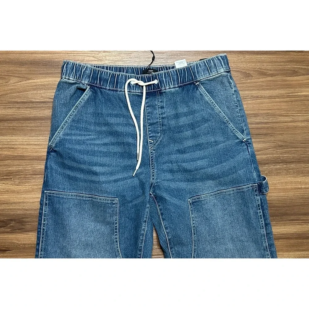 True Religion Vinny Carpenter Ultra Baggy Jean Pants Medium Wash Men Size 34